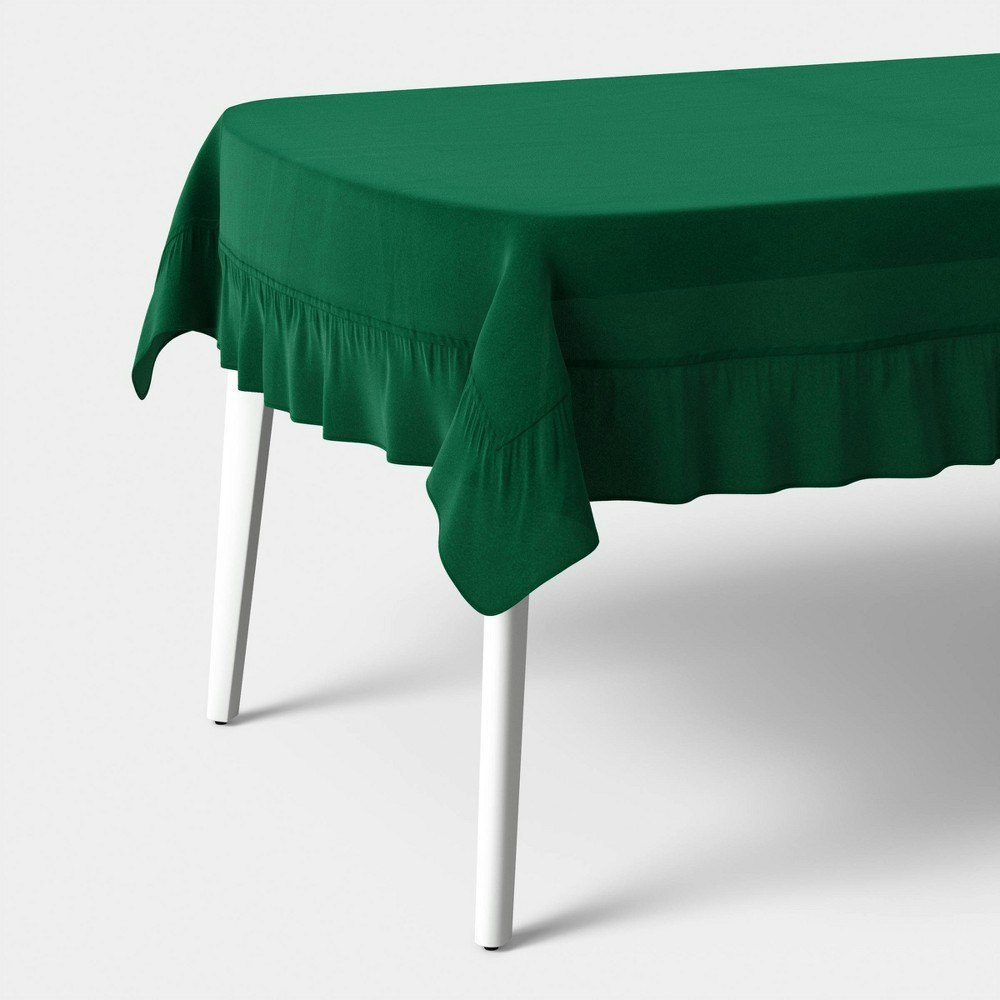 Threshold 84" x 60" Ruffle Tablecloth: $20 Threshold 84" x 60" Ruffle Tablecloth: $20
