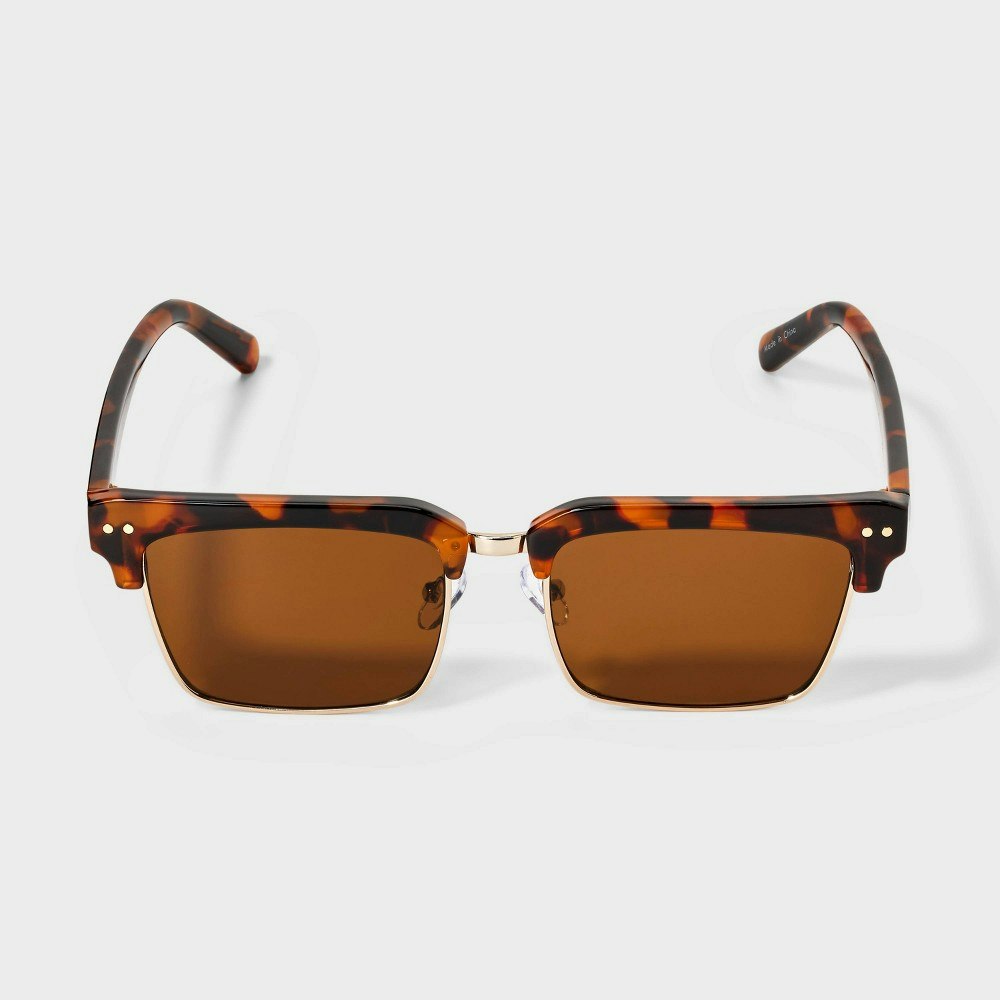 A New Day Women's Shiny Plastic Club Sunglasses: $18 A New Day Women's Shiny Plastic Club Sunglasses: $18