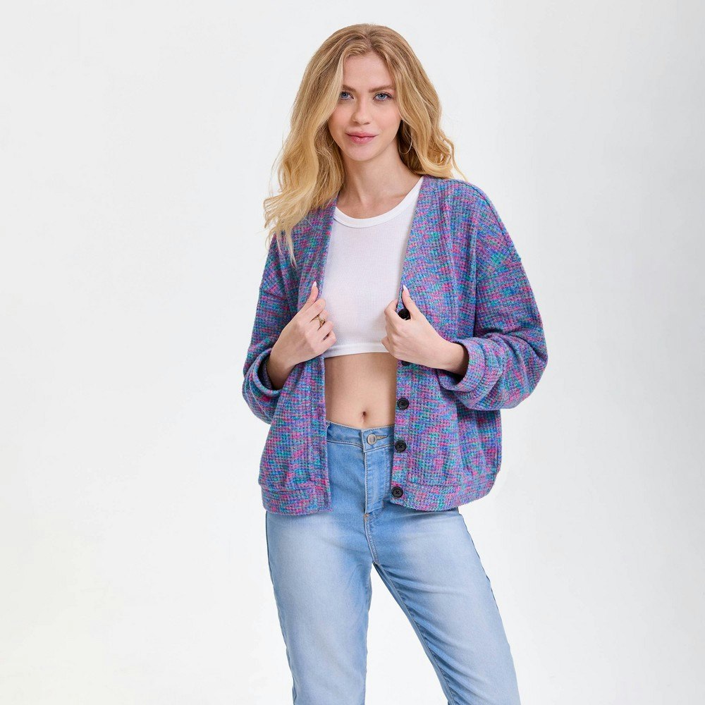 Women's V-Neck Button-Front Cardigan: $36 Women's V-Neck Button-Front Cardigan: $36