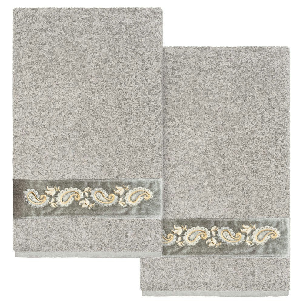Linum Home Textiles Mackenzie Embellished Bath Towel 2-Pack: $70.99 Linum Home Textiles Mackenzie Embellished Bath Towel 2-Pack: $70.99