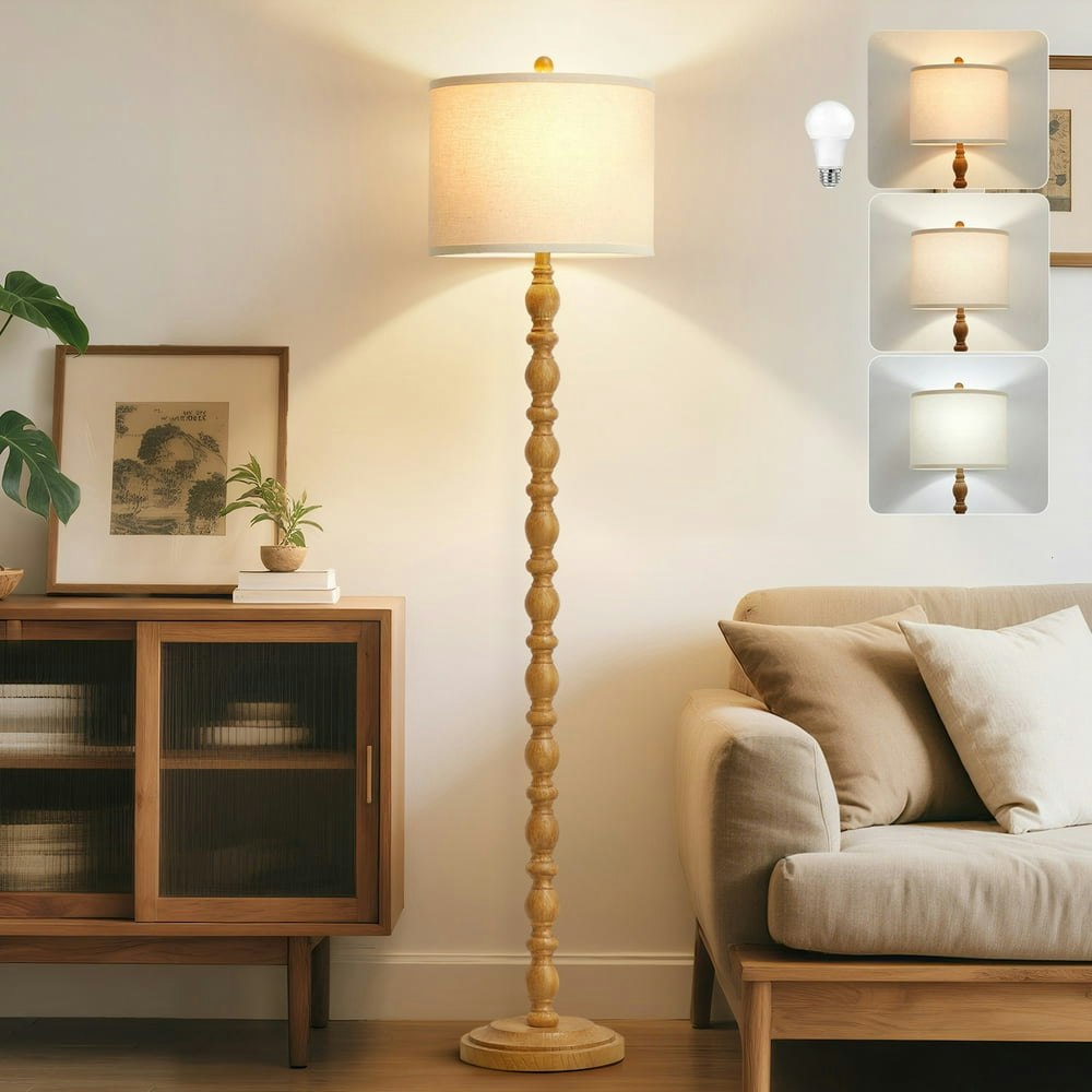 Natyswan 62-Inch Rustic Farmhouse Floor Lamp: $57.99 Natyswan 62-Inch Rustic Farmhouse Floor Lamp: $57.99