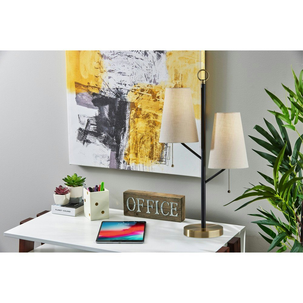 Adesso Daniel 27-Inch 2-Light Industrial Table Lamp: $113.99 Adesso Daniel 27-Inch 2-Light Industrial Table Lamp: $113.99
