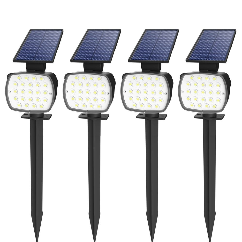 Charkee Solar Waterproof Spot Lights 4-Pack: $25.99