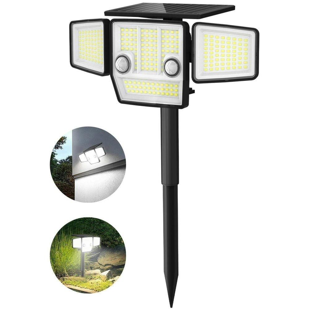 Haaray 2,500LM 236 LED Solar Motion Sensor Flood Light: $19.99