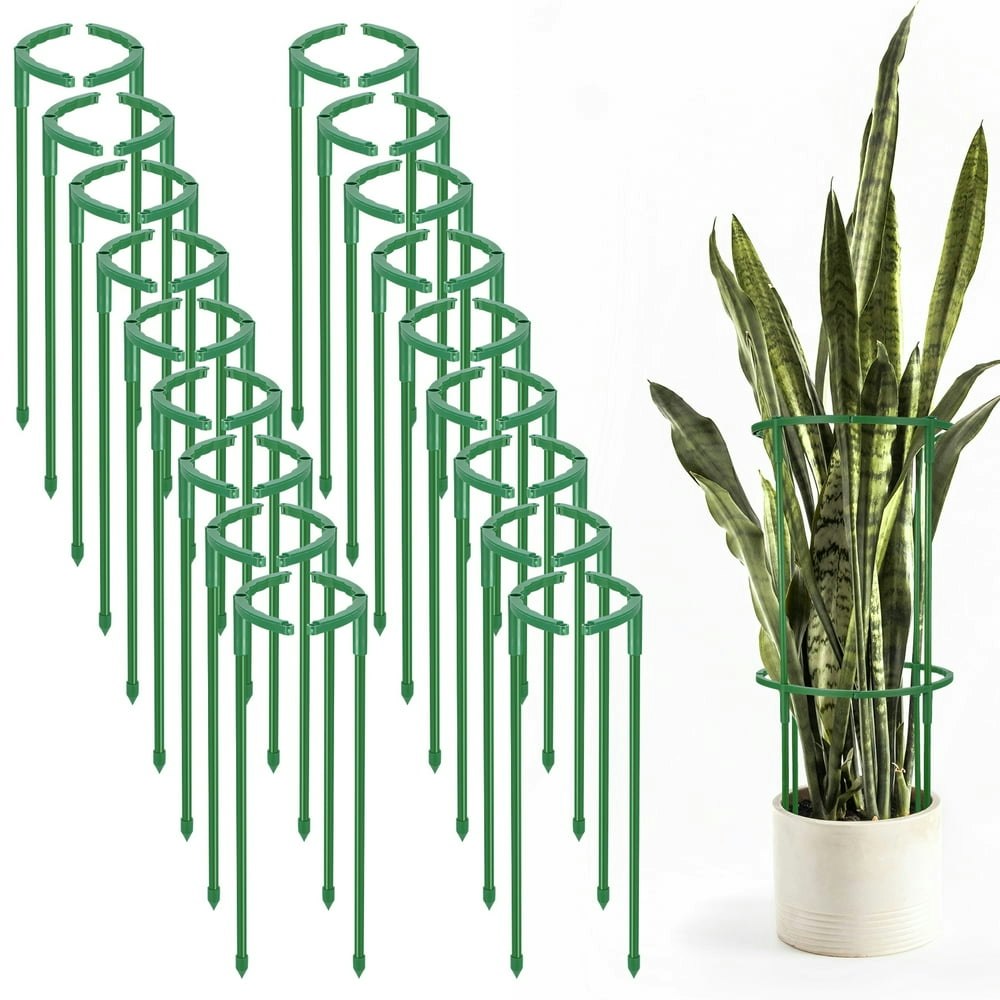 Topjuju Half Round Plant Support Stakes 36-Pack: $14.99 Topjuju Half Round Plant Support Stakes 36-Pack: $14.99