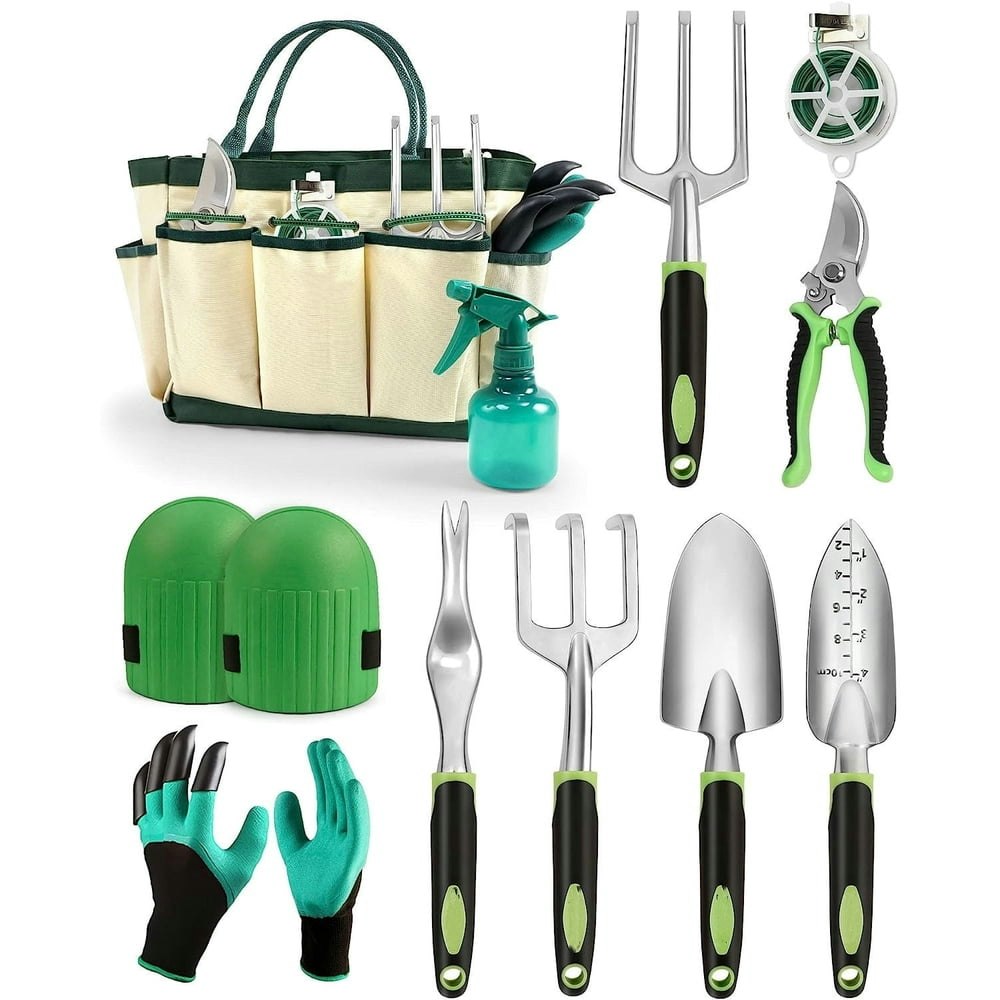 Topjuju 10-Piece Stainless Steel Garden Tool Set: $17.99 Topjuju 10-Piece Stainless Steel Garden Tool Set: $17.99