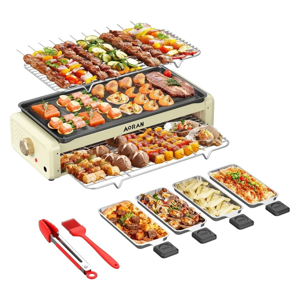 Aoran Electric Smokeless Indoor Grill: $40.44 Aoran Electric Smokeless Indoor Grill: $40.44