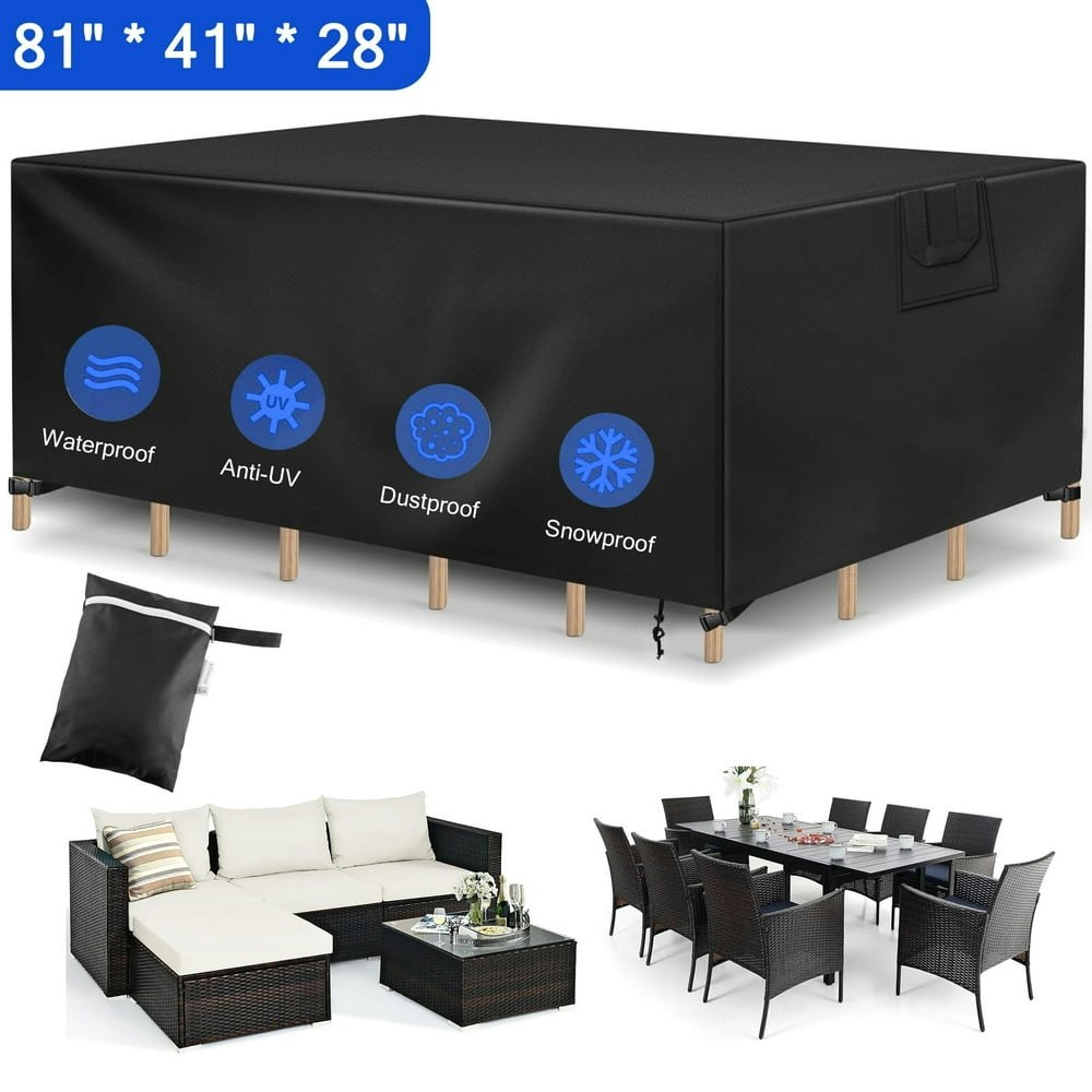 Remiawy 81x41x28-Inch Waterproof Patio Furniture Cover: $23.99 Remiawy 81x41x28-Inch Waterproof Patio Furniture Cover: $23.99