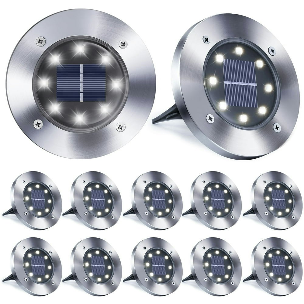 Toodour Solar Ground Lights 12-Pack: $26.99 Toodour Solar Ground Lights 12-Pack: $26.99