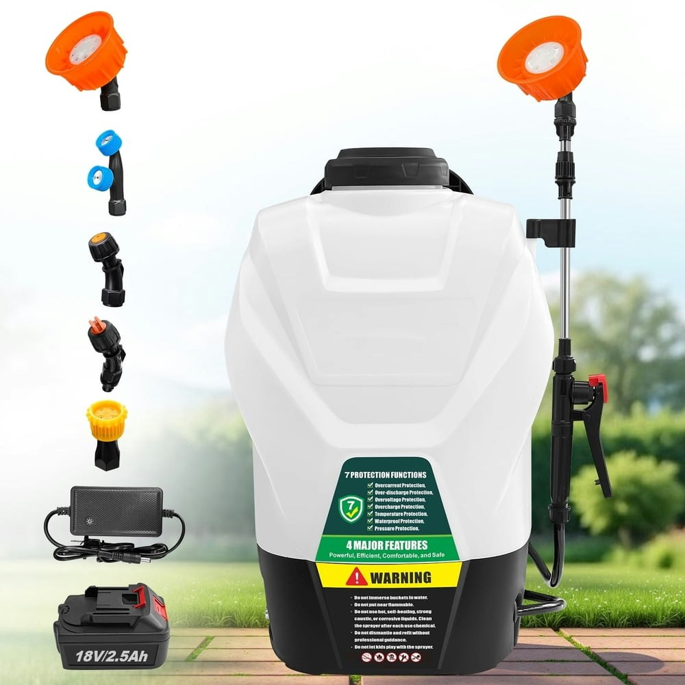 SideKing 4-Gallon Electric Backpack Sprayer: $78.29