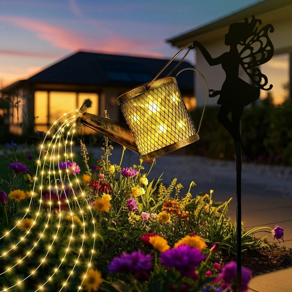 Rirool Solar Watering Can Lantern: $17.99