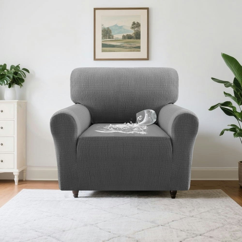 H.Versailtex Jacquard Stretch Armchair Slipcover: $38.95