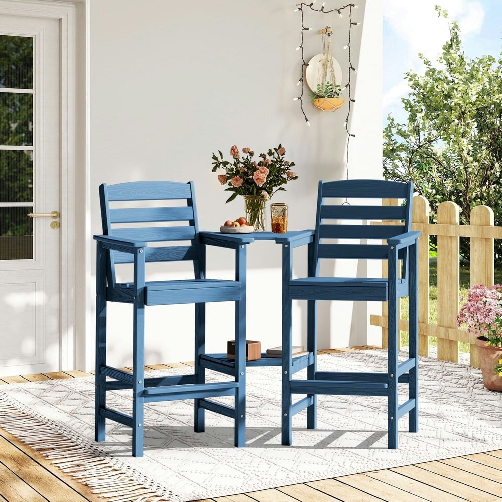 Serwall Tall Adirondack Chair and Table Set 2-Pack: $179.99 Serwall Tall Adirondack Chair and Table Set 2-Pack: $179.99