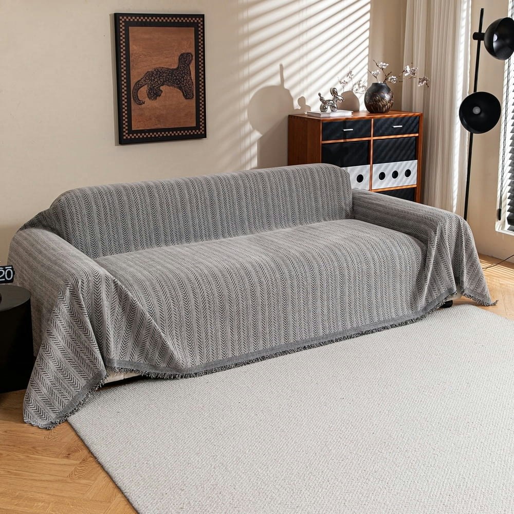 Jessy Home 71" x 134" Sofa Slipcover: $35.99