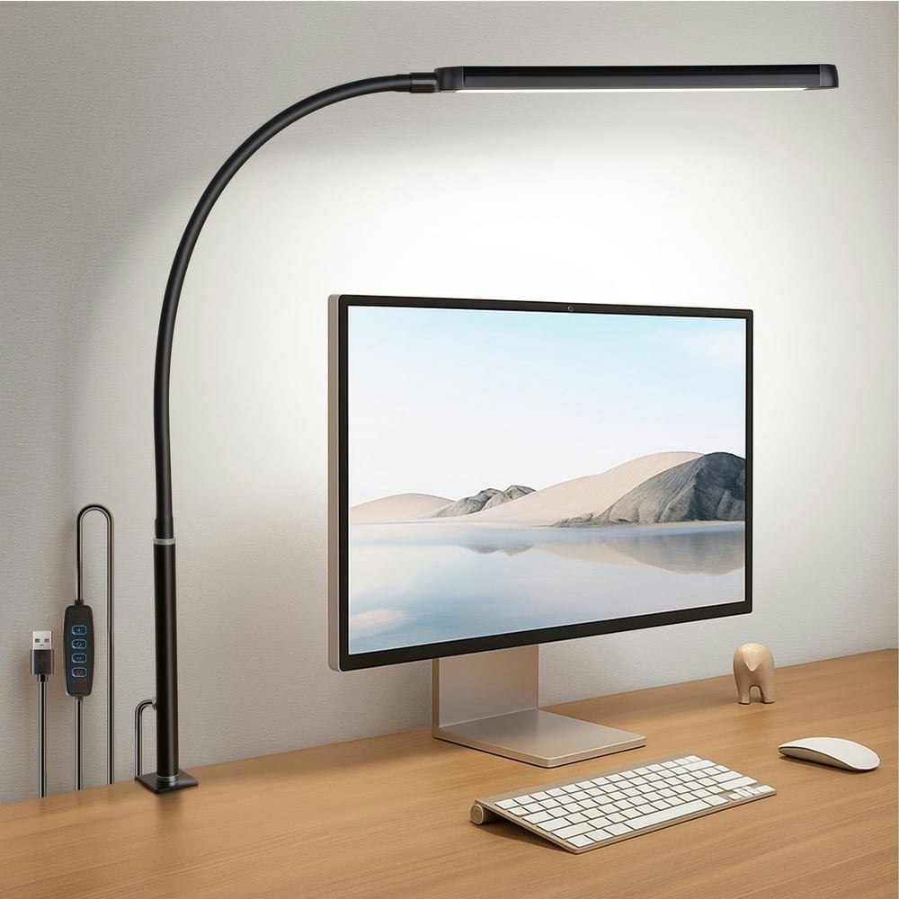 Coliware LED Clamp Desk Lamp: $18.99 Coliware LED Clamp Desk Lamp: $18.99