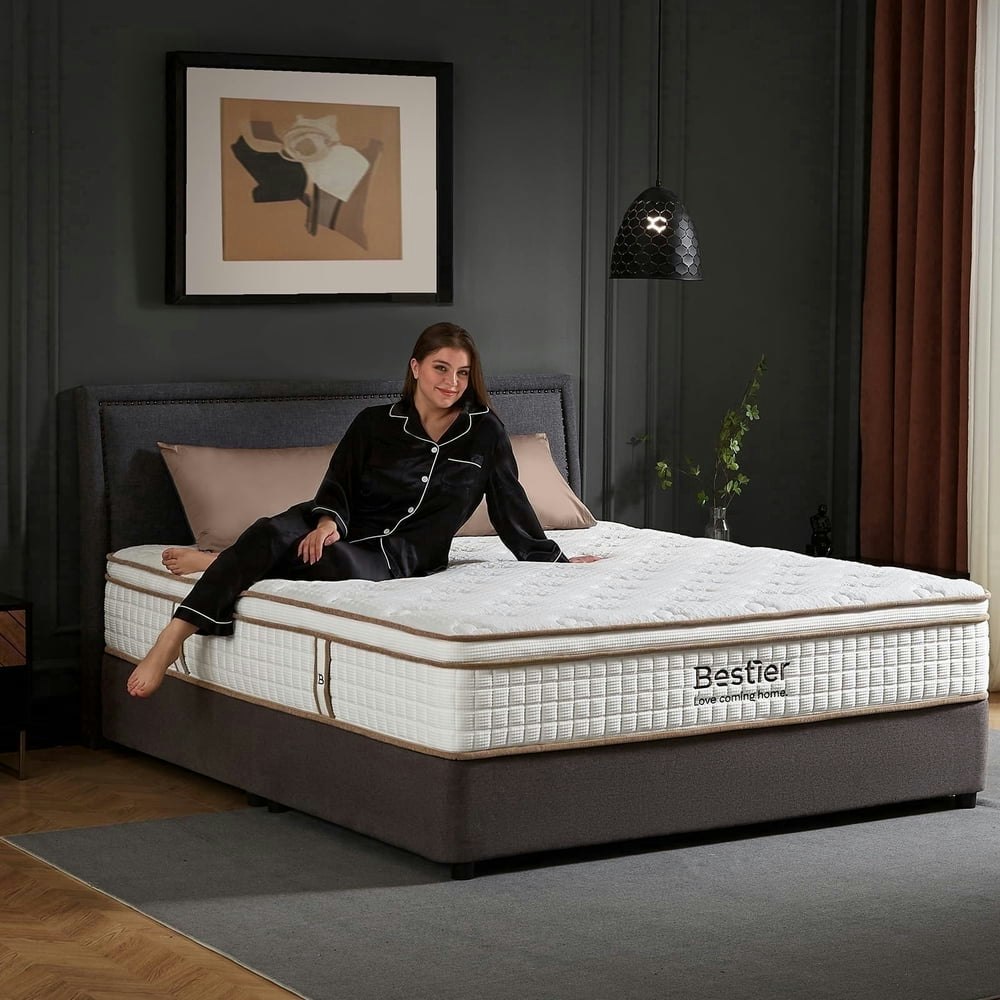 Bestier 12-Inch Queen Gel Memory Foam Hybrid Mattress: $243.19 Bestier 12-Inch Queen Gel Memory Foam Hybrid Mattress: $243.19