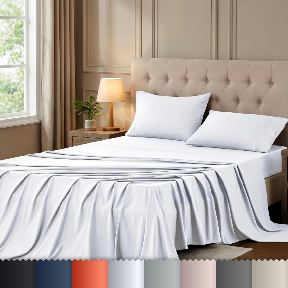 Beddora Queen 4-Piece Microfiber Sheet Set: $16.99