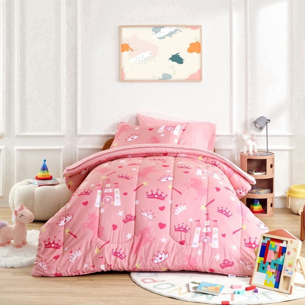 Sonive Full/Queen Kids Comforter Set 7-Piece: $36.89
