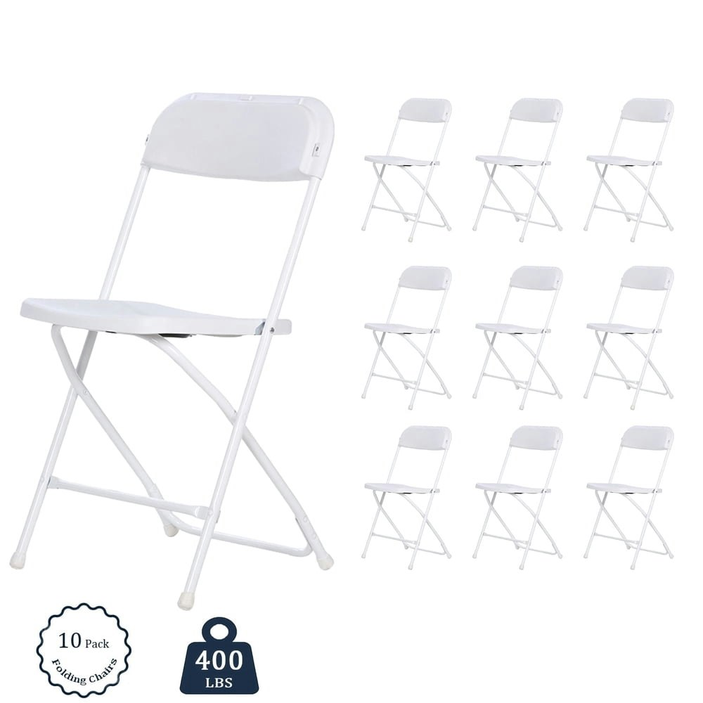 Behome Folding Chairs 10-Pack: $122.35