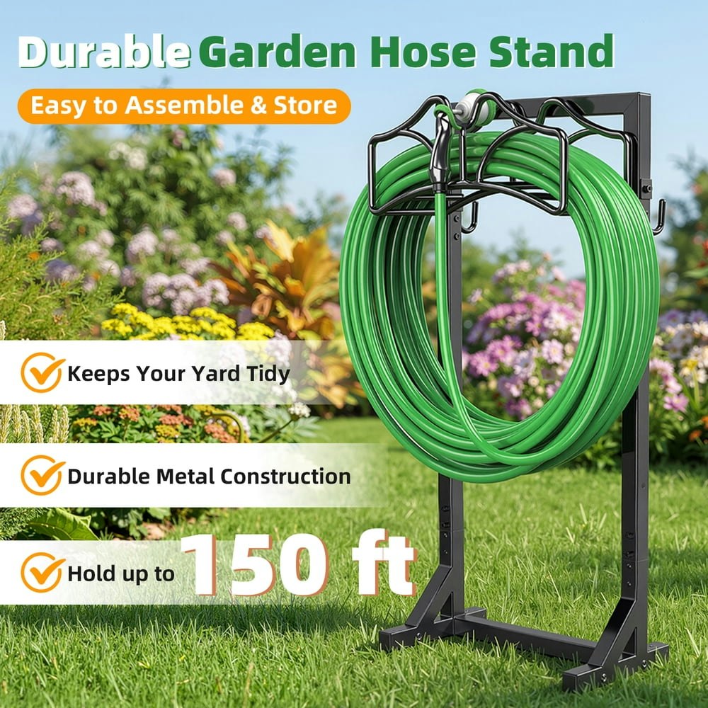Freestanding Garden Hose Holder: $19.99