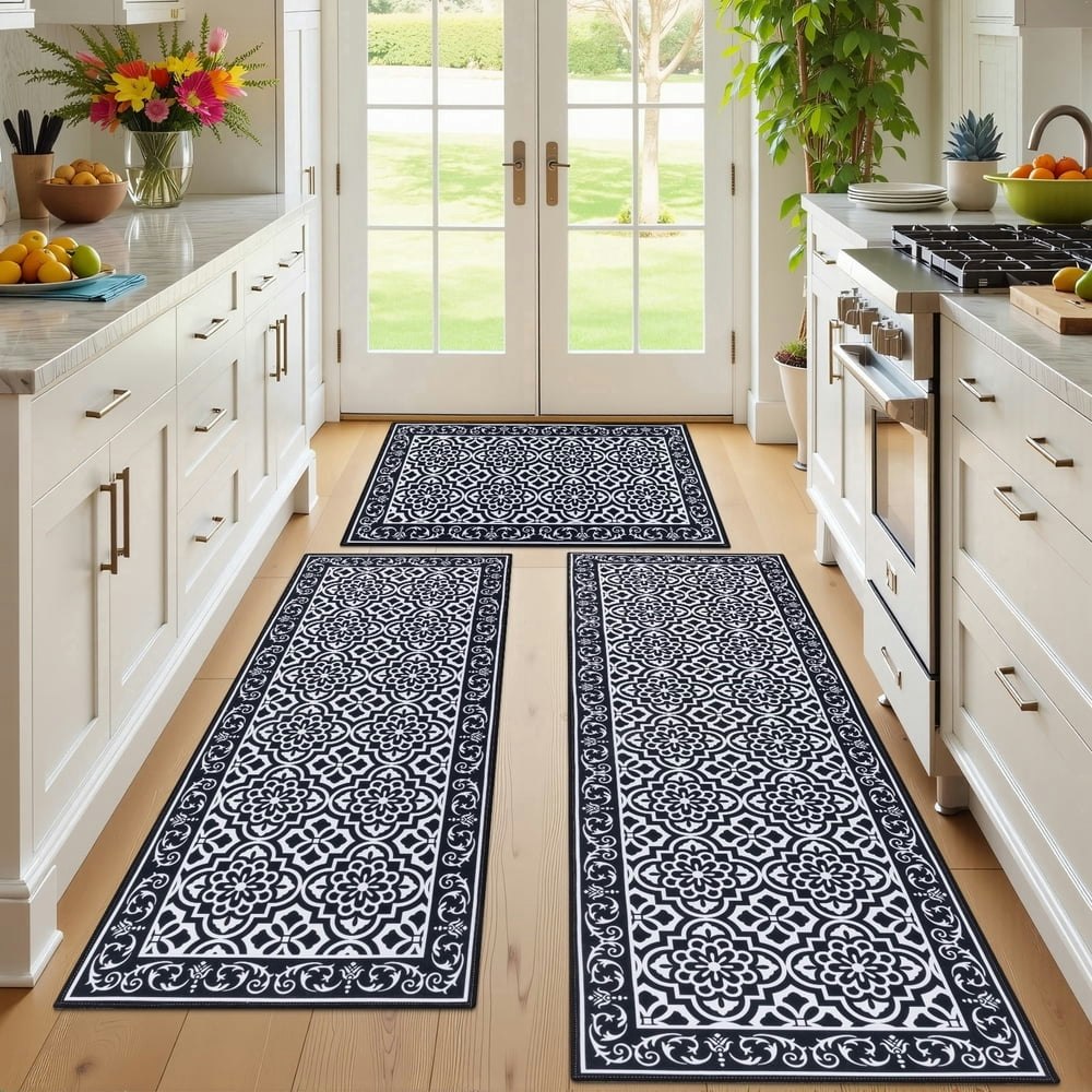 MeyJey 3-Piece Kitchen Rug Set: $25.99