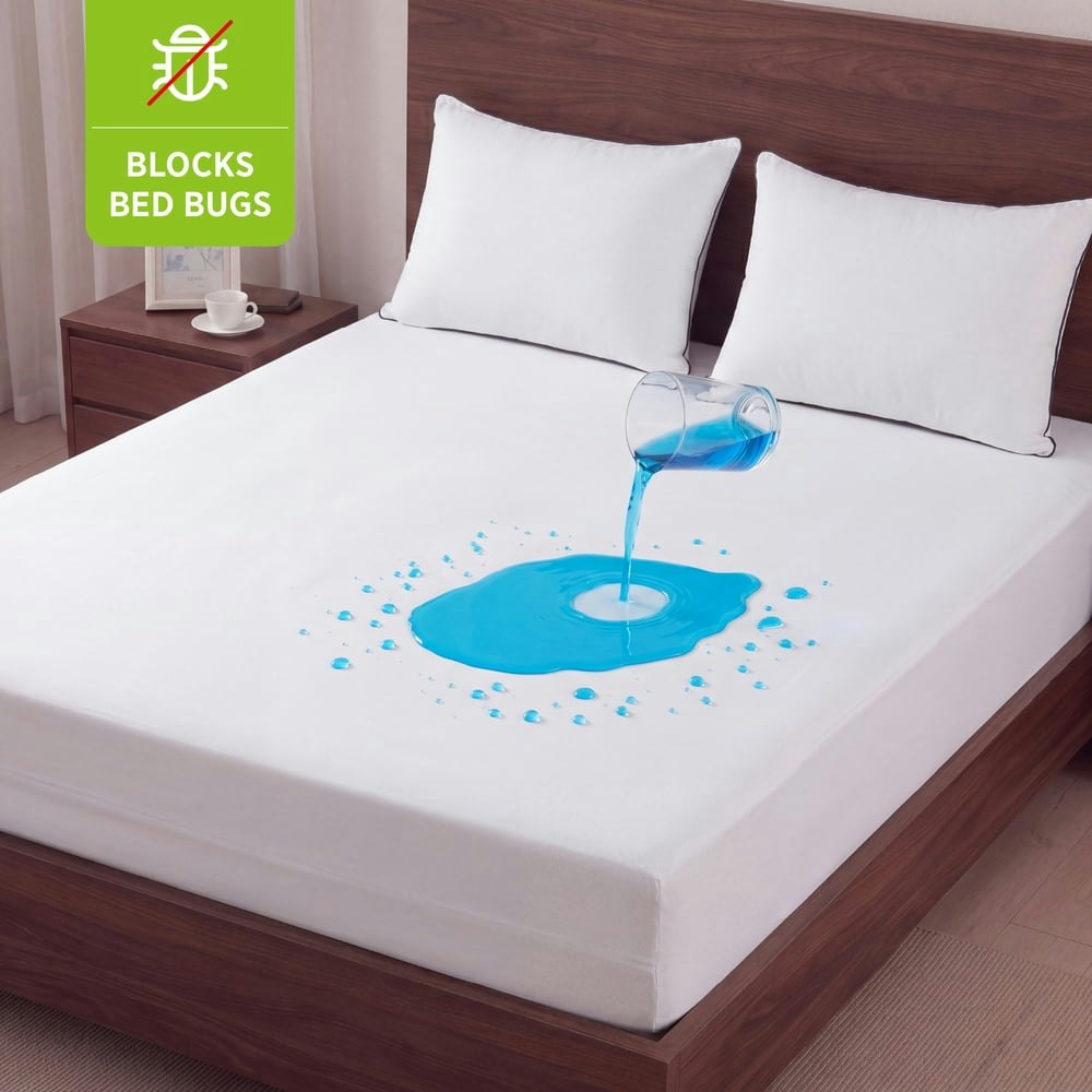 Bedsure Queen Size Waterproof Mattress Encasement: $23.99