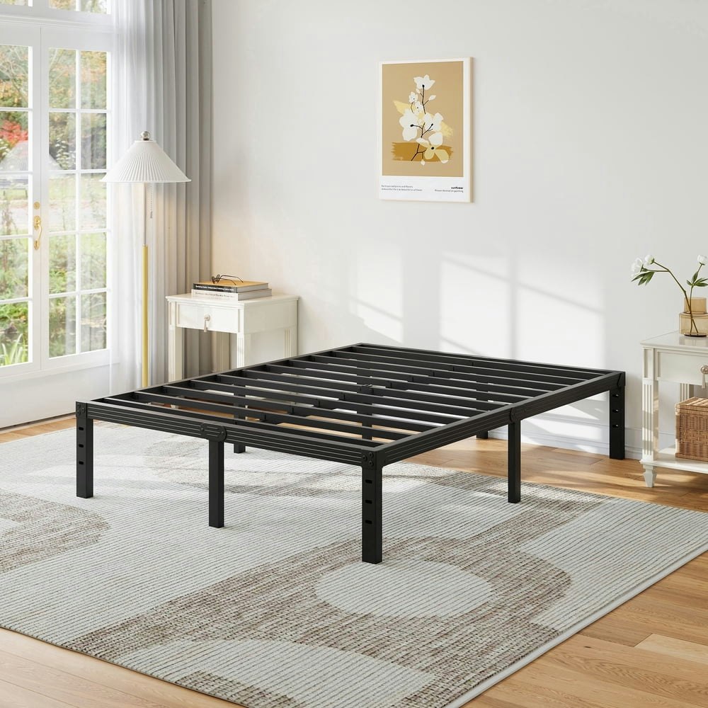 Neslime Queen Size Heavy Duty Metal Bed Frame: $59.99 Neslime Queen Size Heavy Duty Metal Bed Frame: $59.99