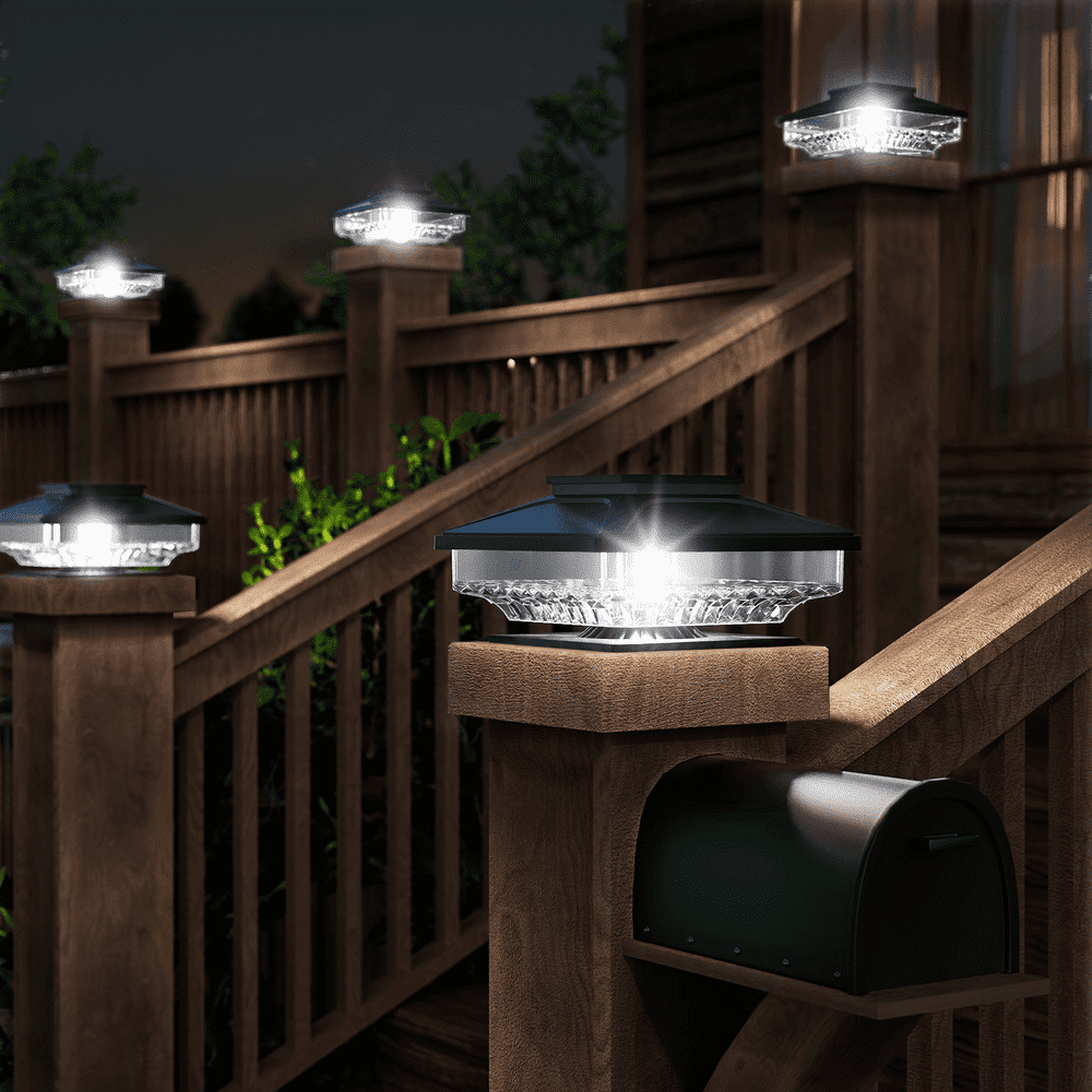 Bitpott Solar Post Cap Deck Lights 6-Pack: $49.49 Bitpott Solar Post Cap Deck Lights 6-Pack: $49.49