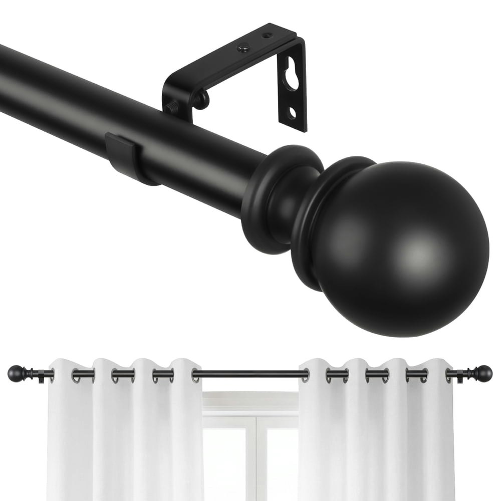 KoshiMe 1-inch Adjustable Curtain Rod 32-86-inch: $23.99
