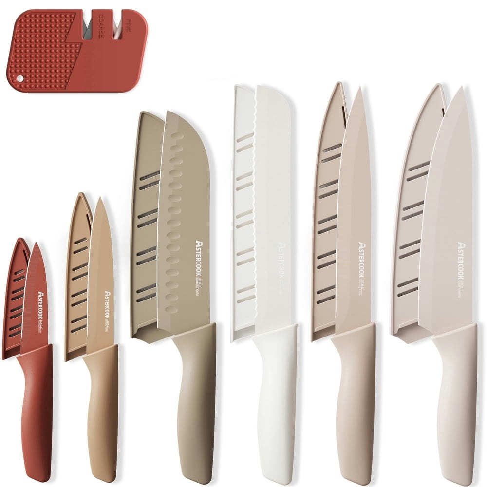 Astercook 7-Piece Kitchen Knife Set: $19.99 Astercook 7-Piece Kitchen Knife Set: $19.99