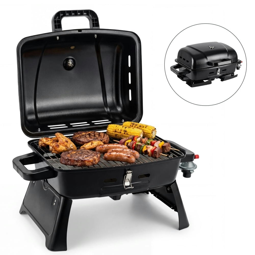 Flintex Portable Propane Tabletop Grill: $79.85 Flintex Portable Propane Tabletop Grill: $79.85