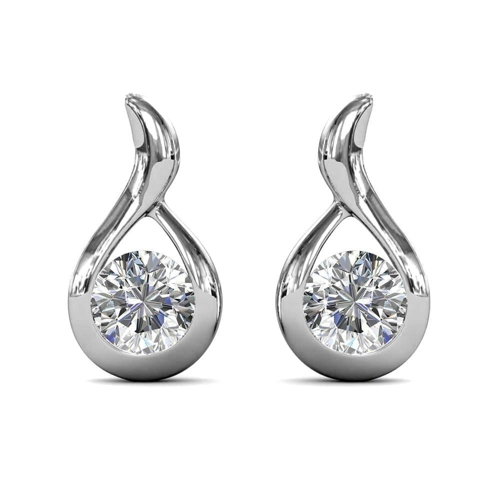 Cate & Chloe Parker 18k White Gold Plated Teardrop Stud Earrings: $21.99 Cate & Chloe Parker 18k White Gold Plated Teardrop Stud Earrings: $21.99