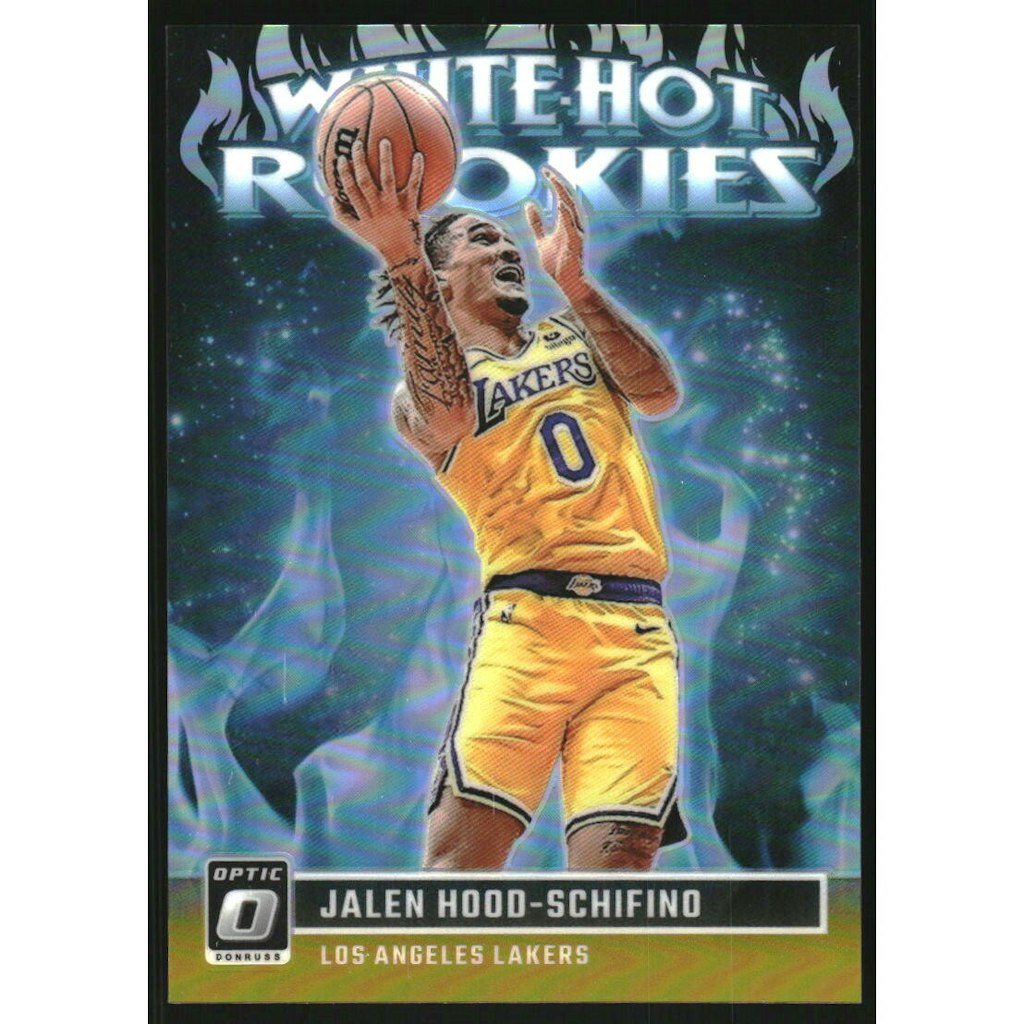 2023-24 Donruss Optic White Hot Rookies Gold Jalen Hood-Schifino Card #6: $15 2023-24 Donruss Optic White Hot Rookies Gold Jalen Hood-Schifino Card #6: $15