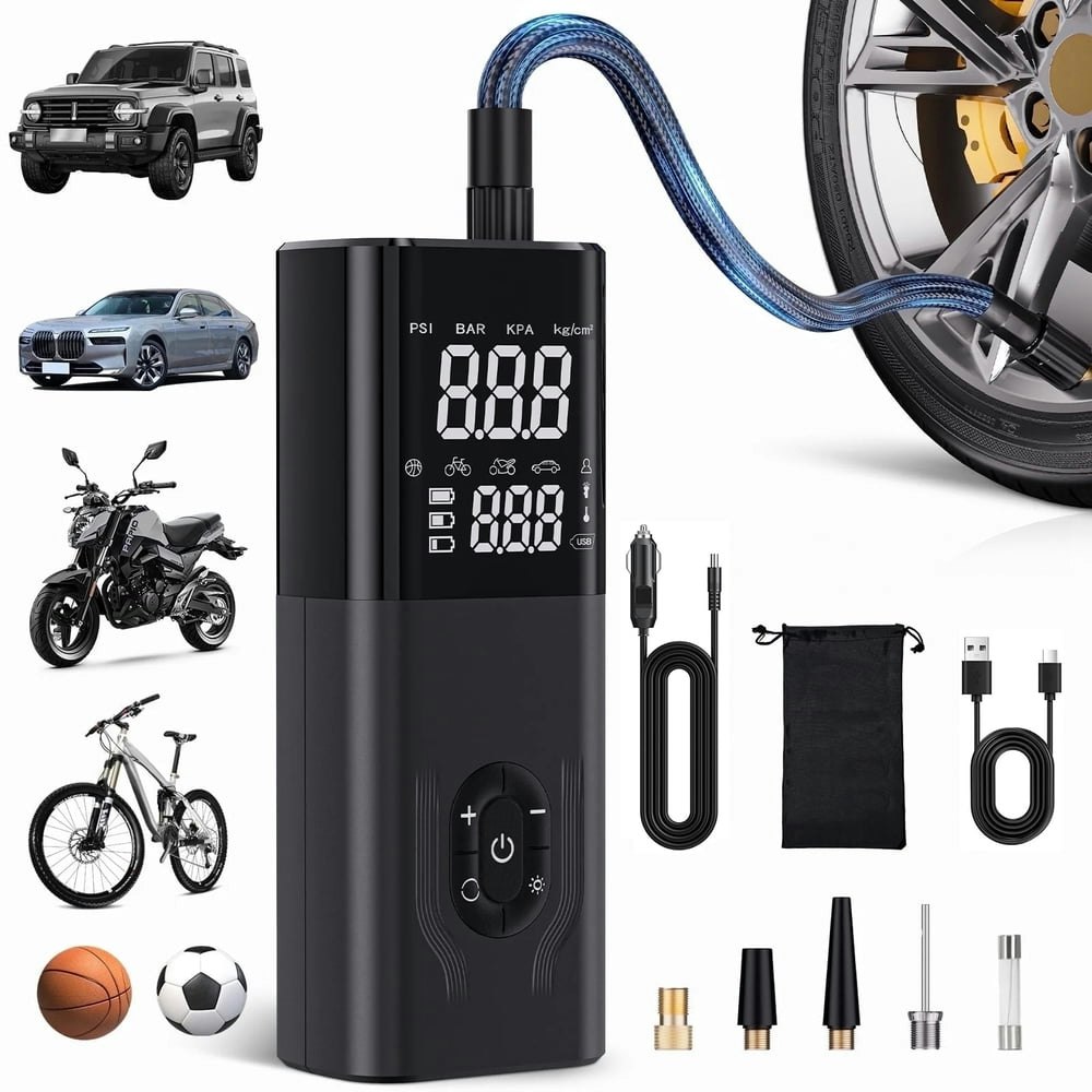 Rehottop 180-PSI Portable Tire Inflator: $24.99 Rehottop 180-PSI Portable Tire Inflator: $24.99