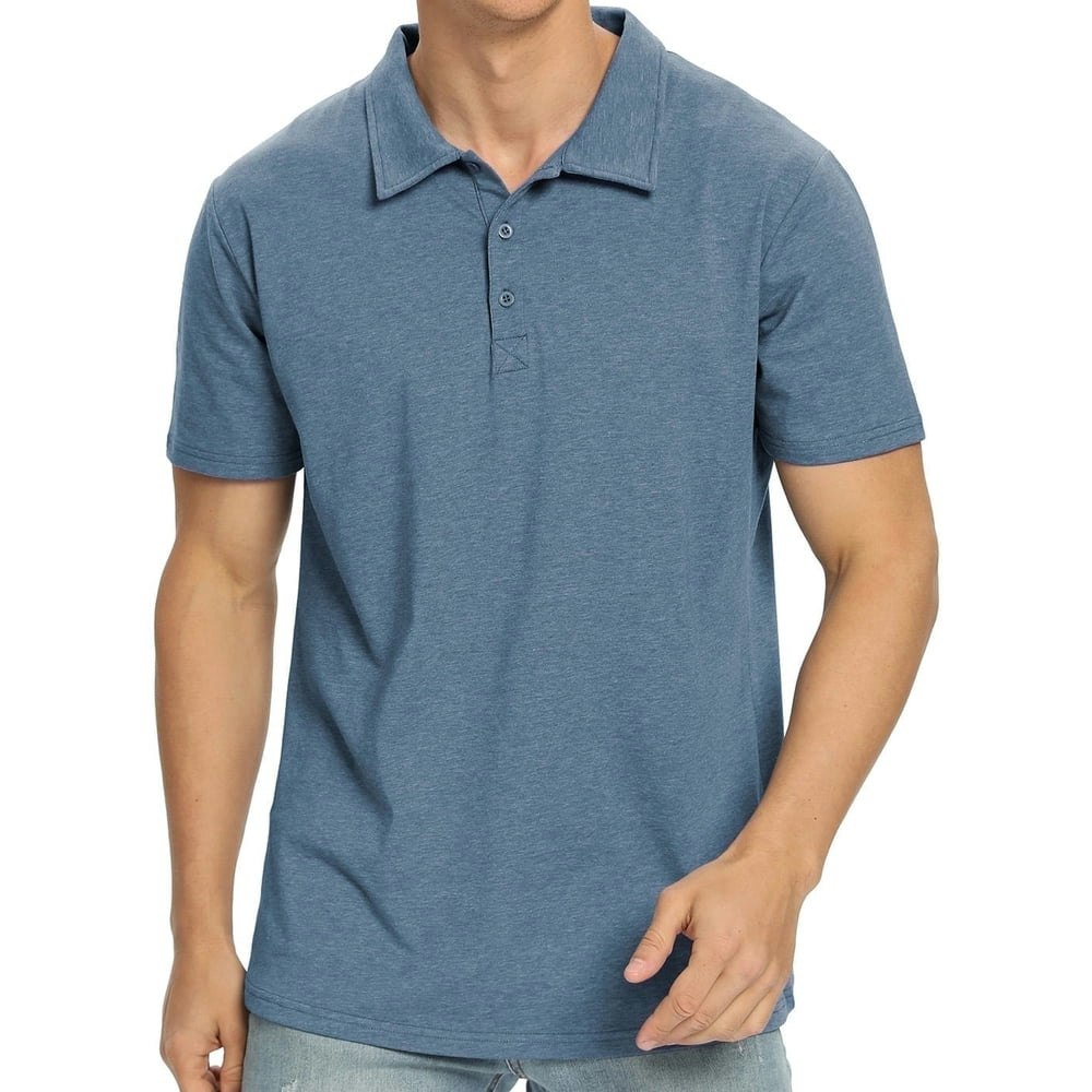 Iceglad Men's Cotton Polo Shirt: $18.99 Iceglad Men's Cotton Polo Shirt: $18.99