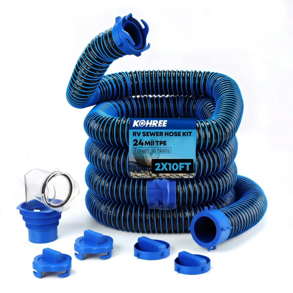 Kohree 20-Foot RV Sewer Hose Kit: $50.75 Kohree 20-Foot RV Sewer Hose Kit: $50.75