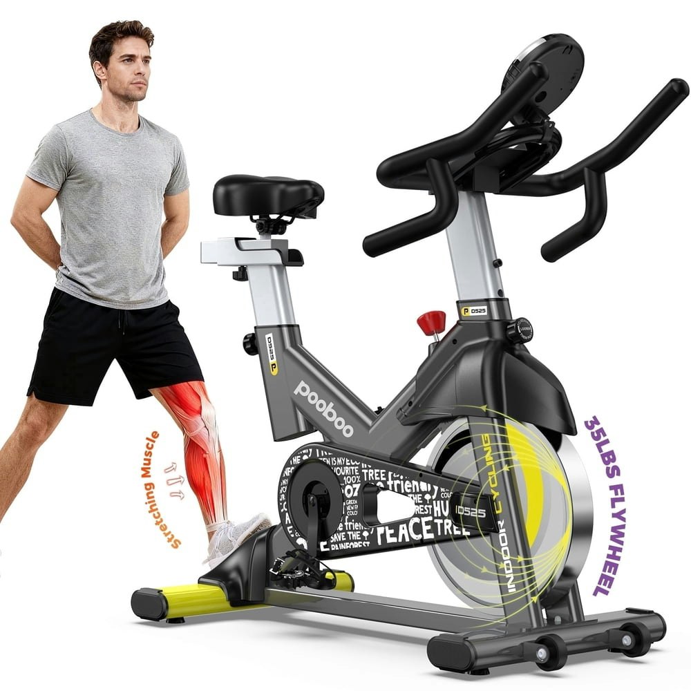 Pooboo 40lb Flywheel Stationary Indoor Cycling Bike: $165.99 Pooboo 40lb Flywheel Stationary Indoor Cycling Bike: $165.99