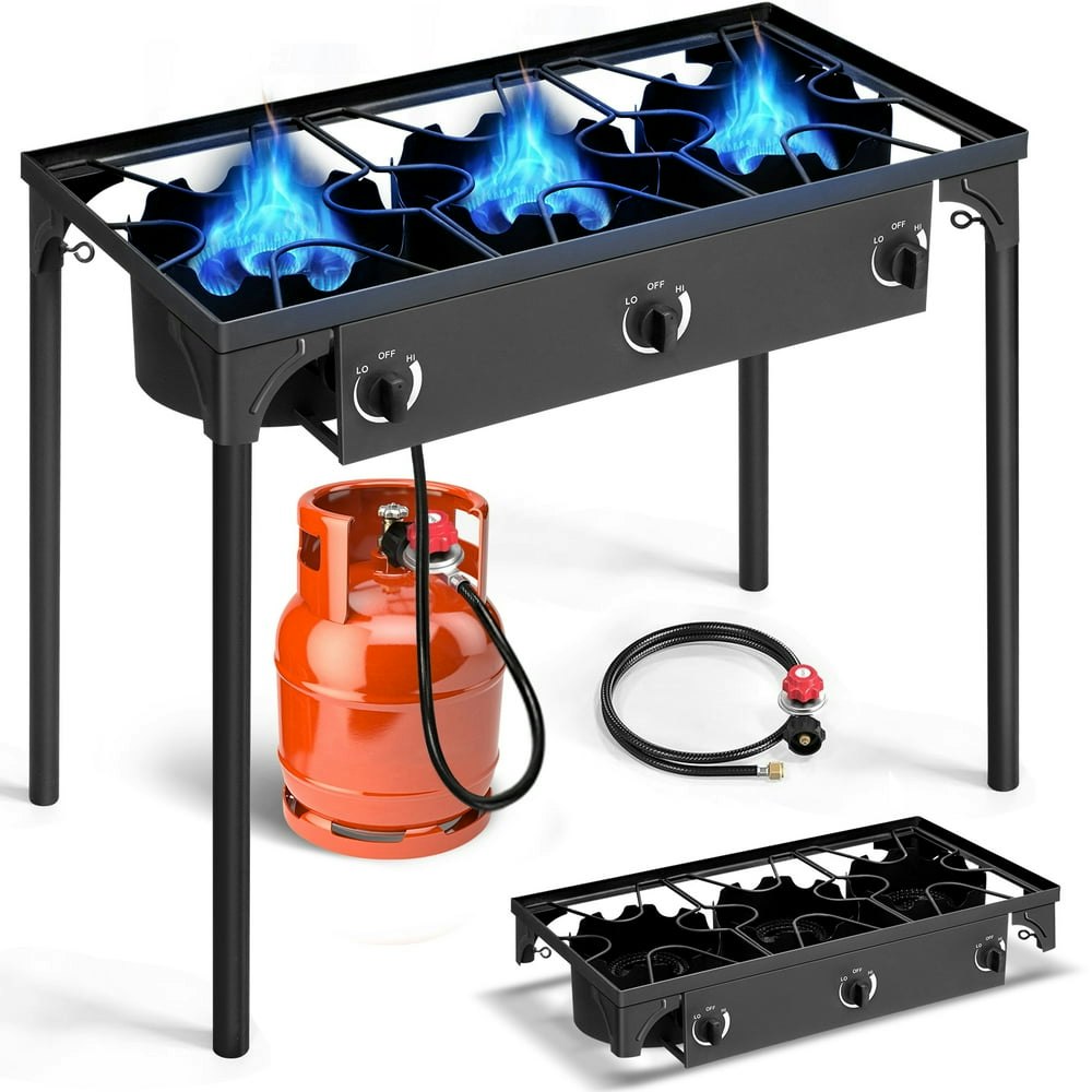 Ktaxon 3-Burner Propane Camping Stove: $80