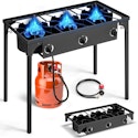 Ktaxon 3-Burner Propane Camping Stove for $80 + free shipping