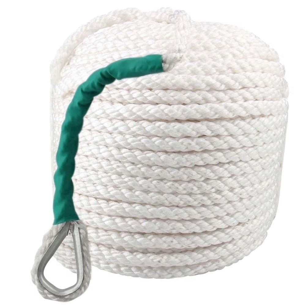 Carbole 1/2" x 100ft Three-Strand Boat Anchor Rope: $24.29 Carbole 1/2" x 100ft Three-Strand Boat Anchor Rope: $24.29