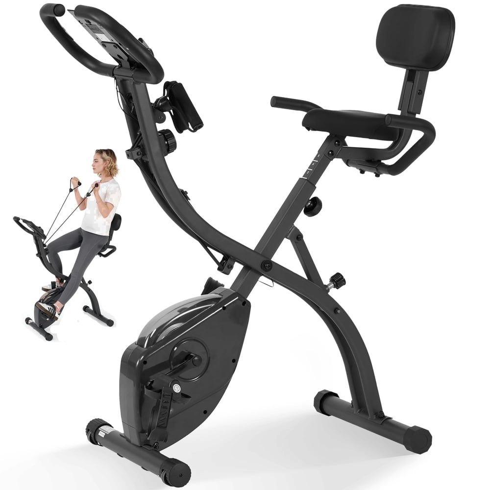 Naipo 3-in-1 Folding Magnetic Stationary Exercise Bike: $142.99 Naipo 3-in-1 Folding Magnetic Stationary Exercise Bike: $142.99