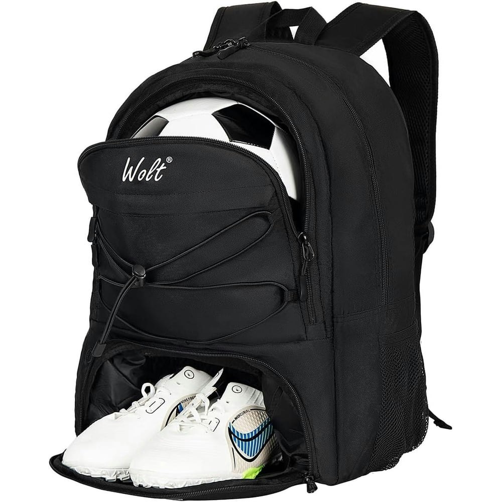 Wolt Soccer Backpack with Ball Holder and Shoe Compartment: $22.20