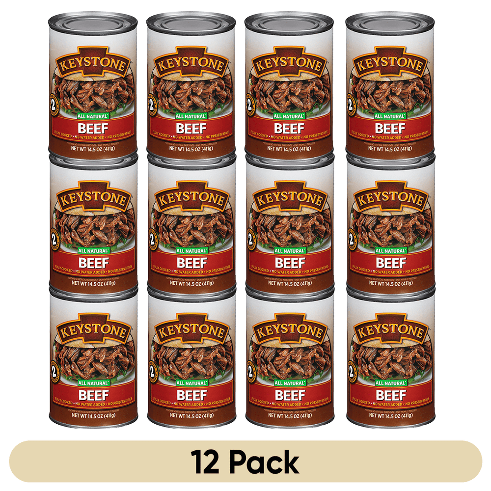 Keystone All Natural Beef 14.5-oz. Can 12-Pack: $129.99