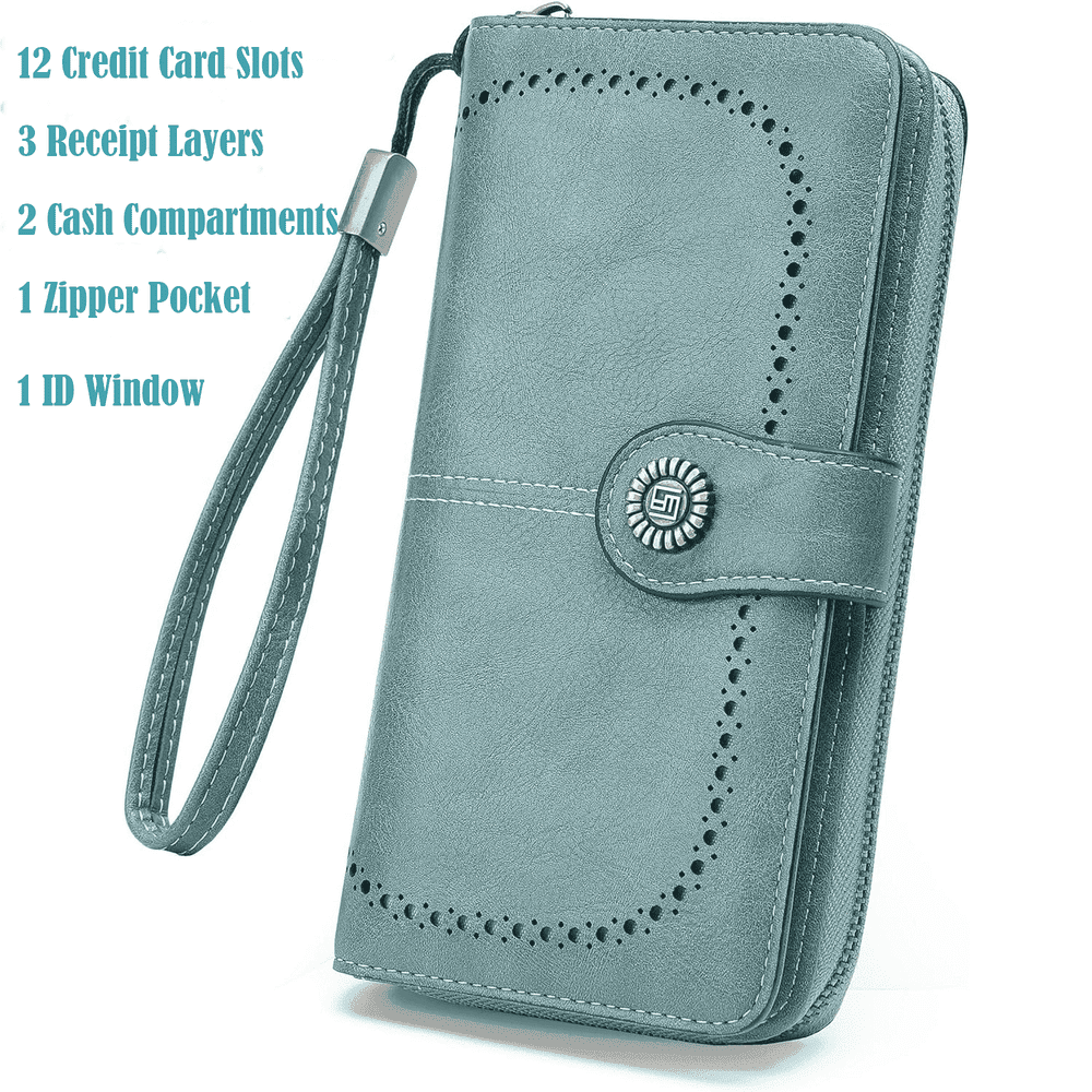 Lvelia Genuine Leather RFID-Blocking Women's Wristlet Wallet: $14.49 Lvelia Genuine Leather RFID-Blocking Women's Wristlet Wallet: $14.49