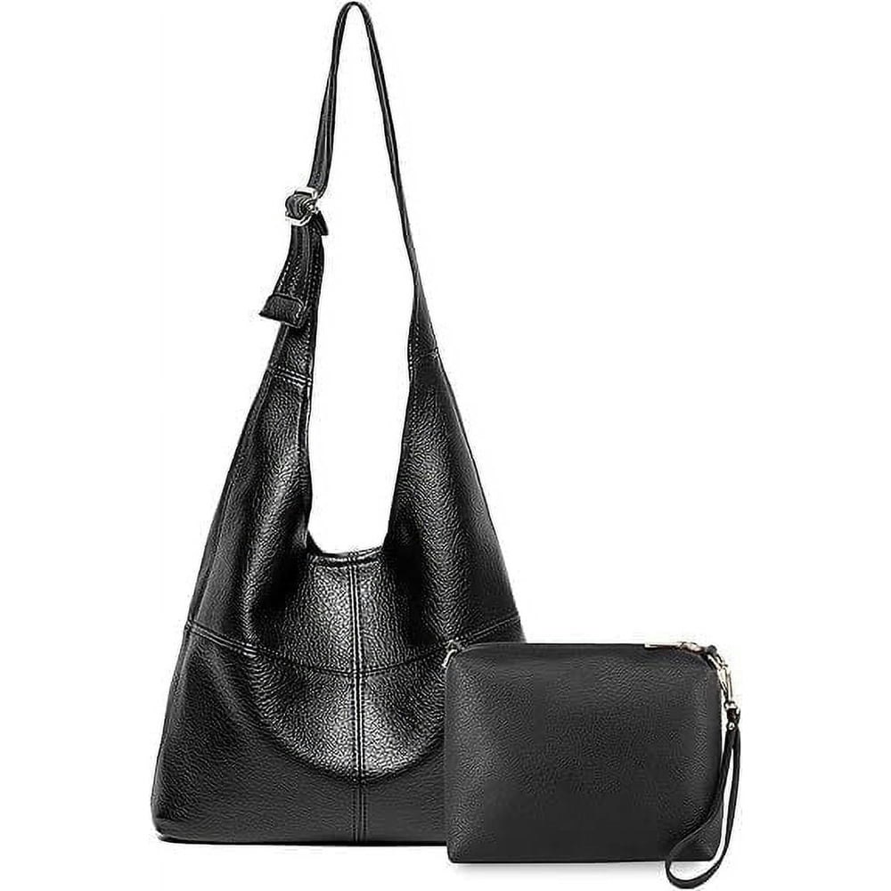 Montana West Slouchy Hobo Shoulder Bag with Cosmetic Pouch: $20.98 Montana West Slouchy Hobo Shoulder Bag with Cosmetic Pouch: $20.98