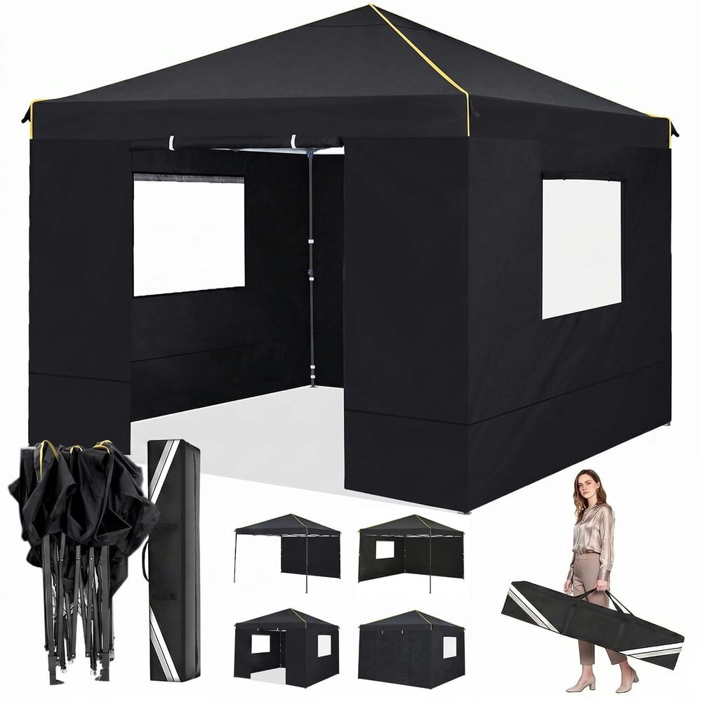 Hoteel 10x10-Foot Pop-Up Canopy with 4 Sidewalls: $99.99 Hoteel 10x10-Foot Pop-Up Canopy with 4 Sidewalls: $99.99