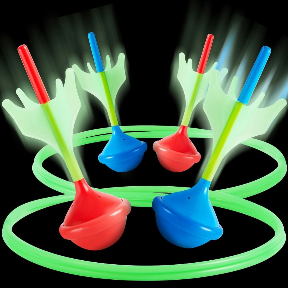 Syncfun Glow-in-the-Dark Lawn Darts Game 6-Piece Set: $16.19