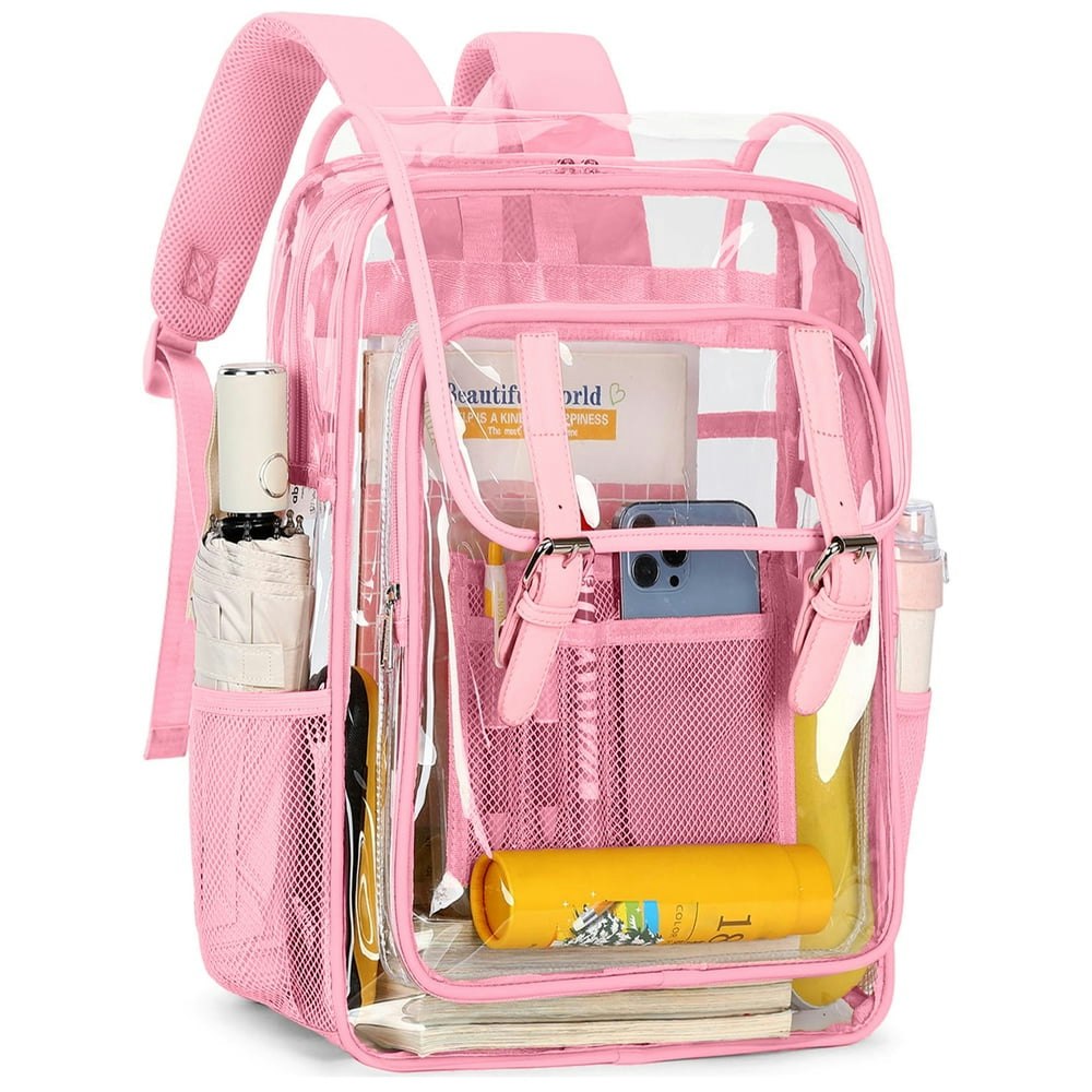 Dakimoe Heavy Duty Clear PVC Backpack: $17.99