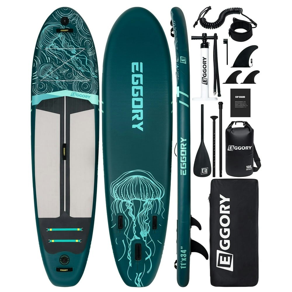 Eggory 11-foot Inflatable Stand Up Paddle Board: $142.99 Eggory 11-foot Inflatable Stand Up Paddle Board: $142.99
