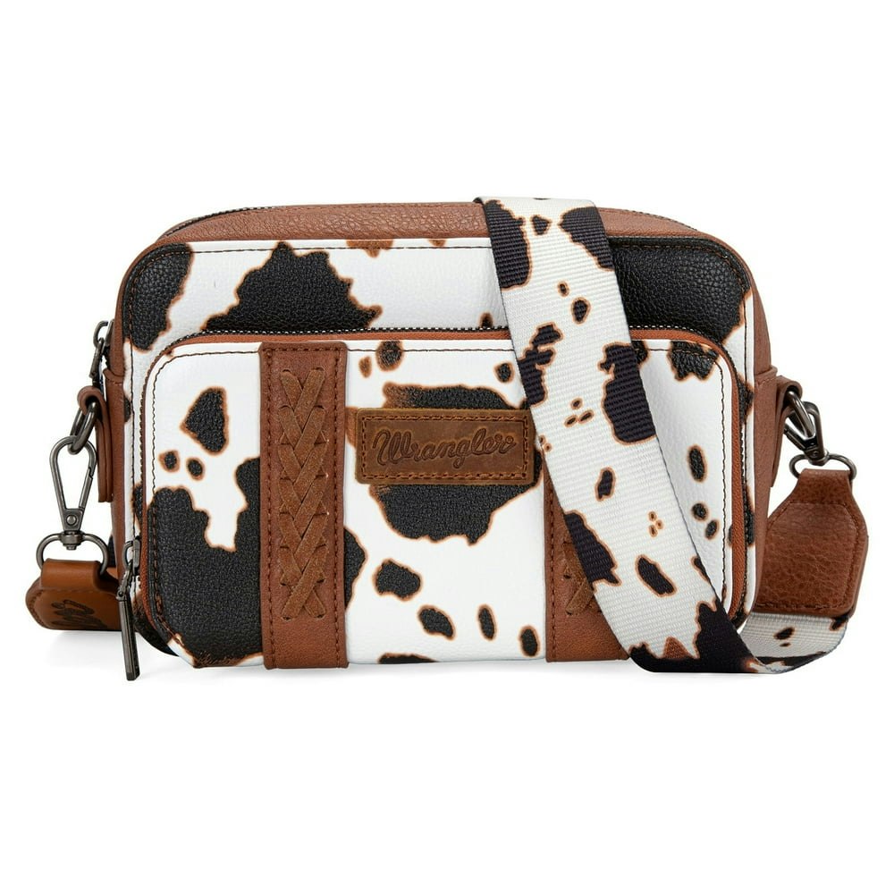 Wrangler Cow Print Crossbody Bag: $39.99 Wrangler Cow Print Crossbody Bag: $39.99